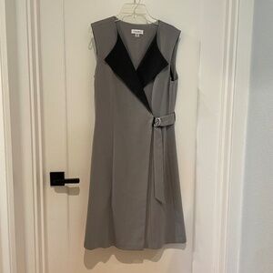 Calvin Klein faux wrap dress